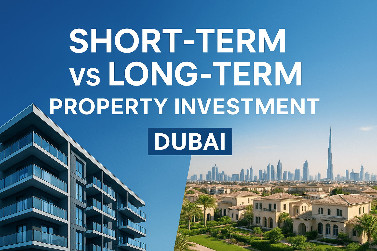 Short vs Long-Term Property in Dubai