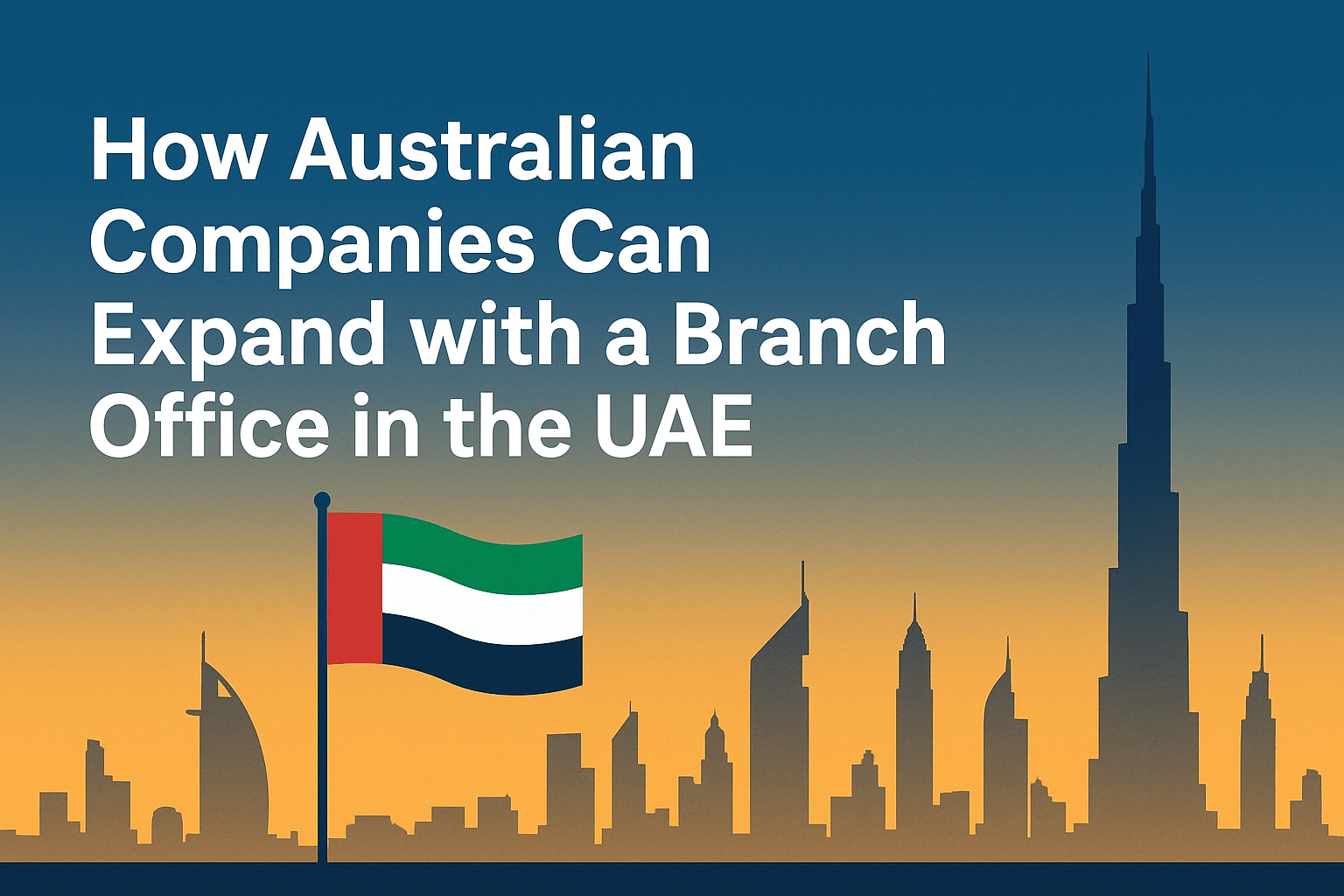 How Australian Companies Can Expand with Branch Office in the UAE