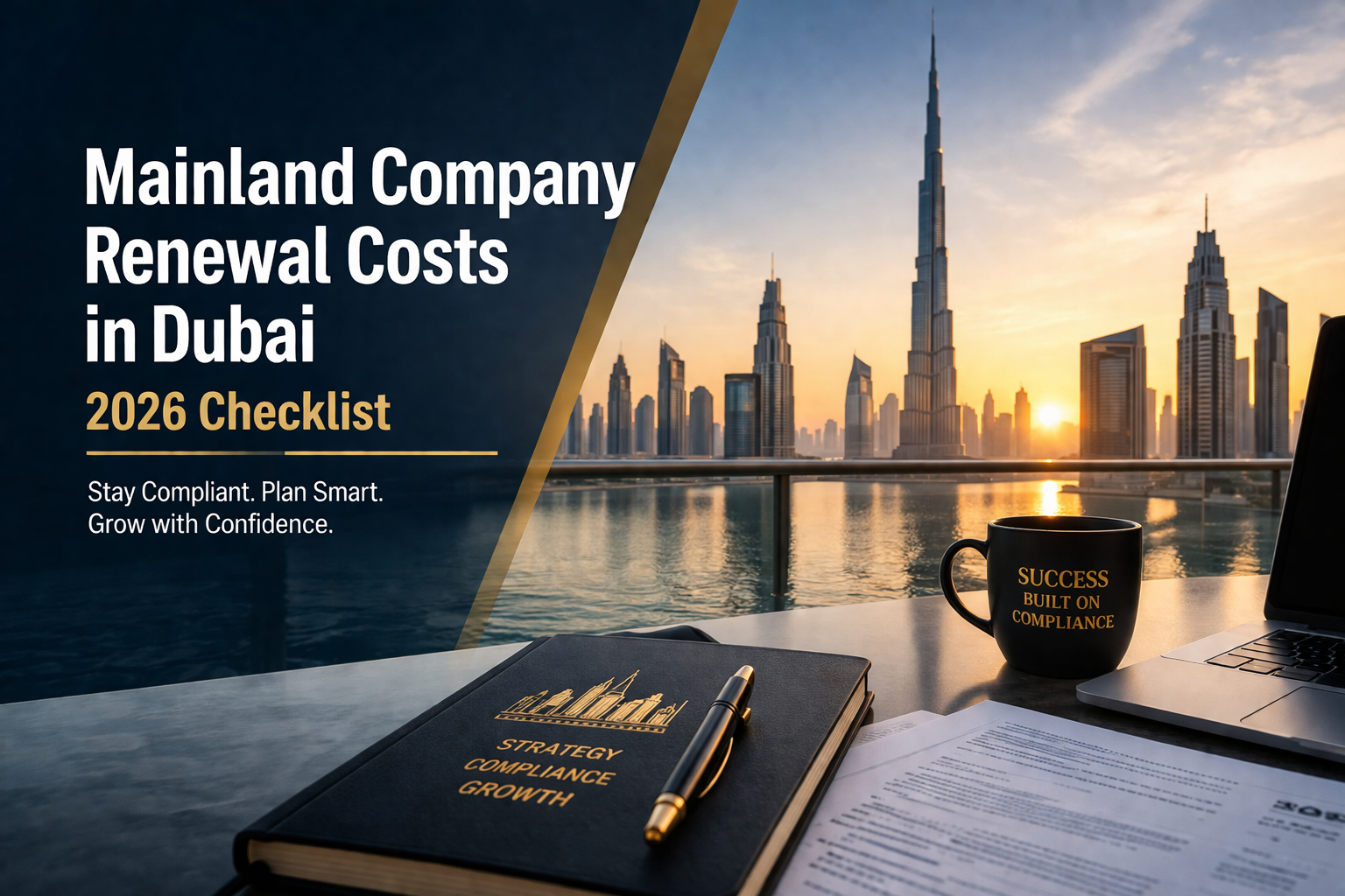 Mainland Company Renewal Costs in Dubai